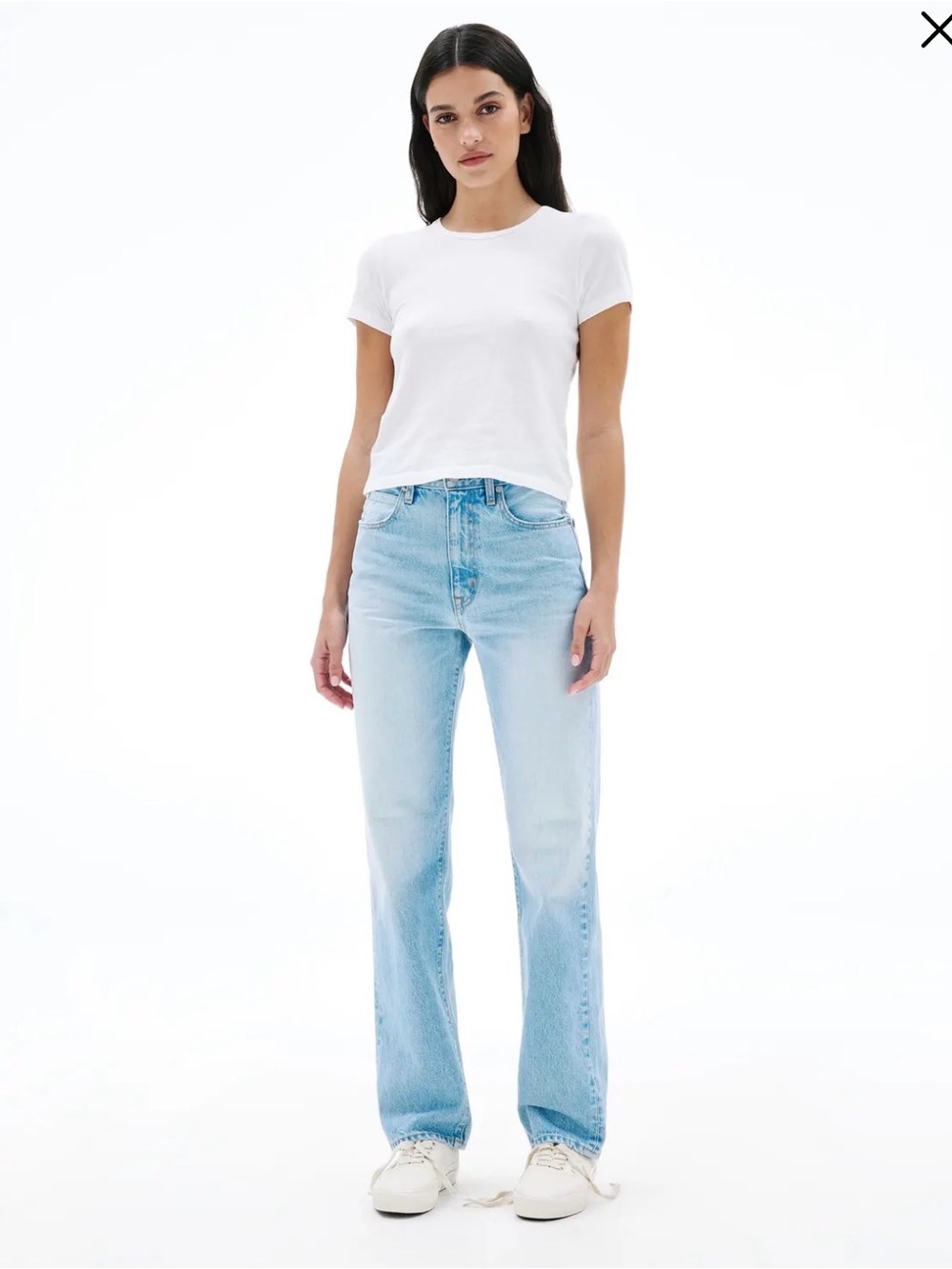 NWT SLVRLAKE Straight Leg London Jeans - Wash: Sign of the Times | Size 28